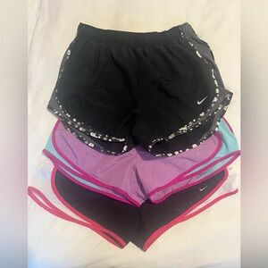 Lot of 3 Nike running shorts